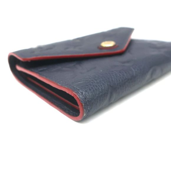 Louis Vuitton Victorine Wallet Navy Monogram Empreinte Leather - Picture 7 of 12